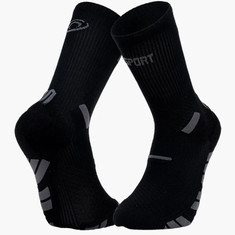 Chaussettes TRAIL ULTRA HIGH Noir/Gris
