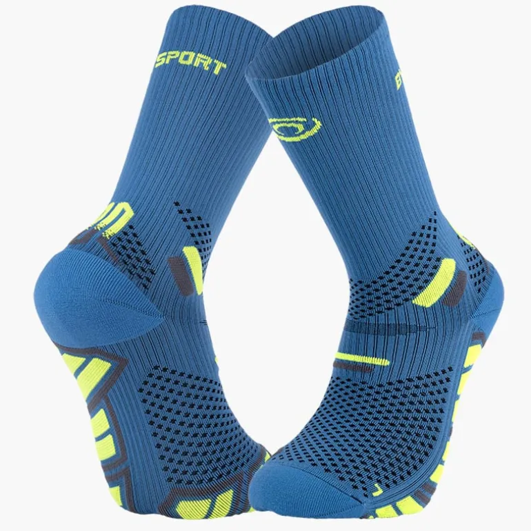 Chaussettes TRAIL ULTRA HIGH Bleu/Jaune