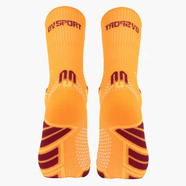 Chaussettes TRAIL ULTRA HIGH Orange/Bordeaux