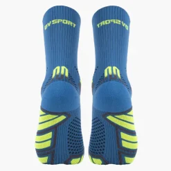Chaussettes TRAIL ULTRA HIGH Bleu/Jaune