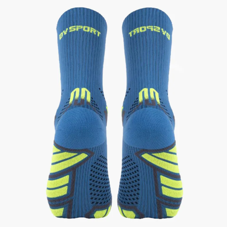 Chaussettes TRAIL ULTRA HIGH Bleu/Jaune