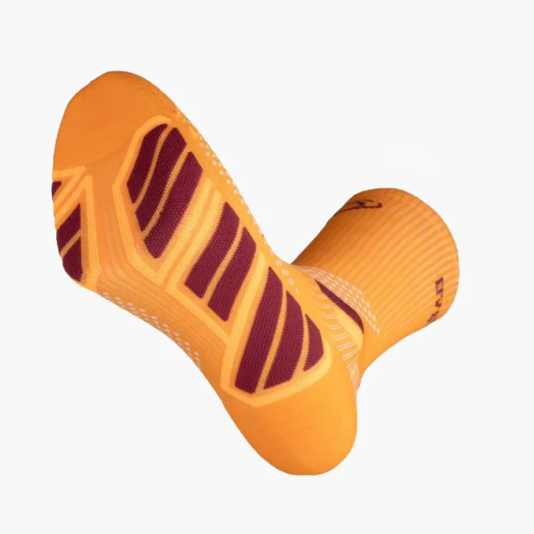 Chaussettes TRAIL ULTRA HIGH Orange/Bordeaux