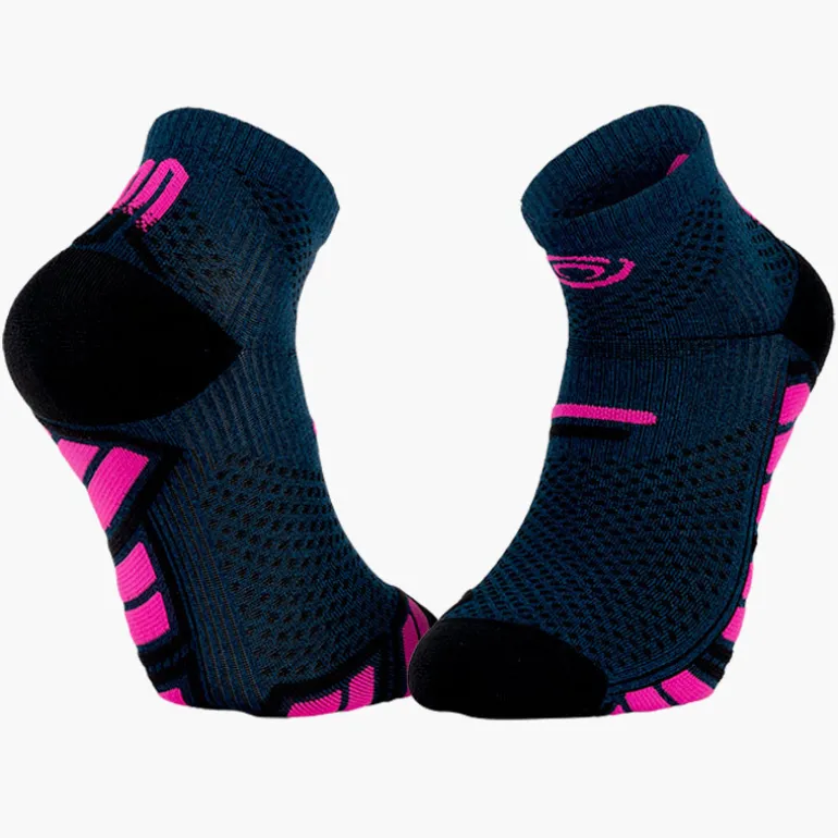 Chaussettes TRAIL ULTRA LOW Bleu/Rose