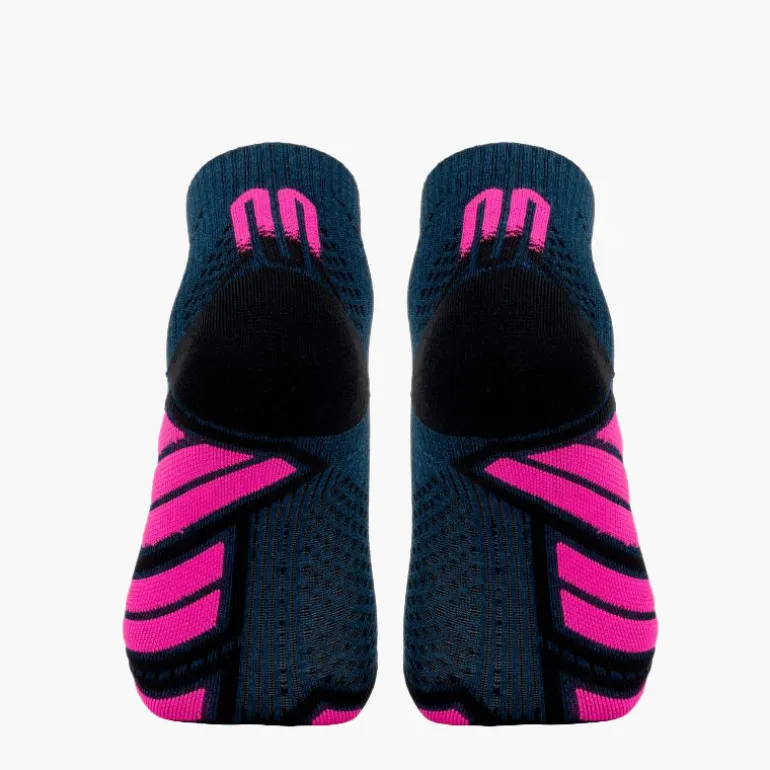 Chaussettes TRAIL ULTRA LOW Bleu/Rose
