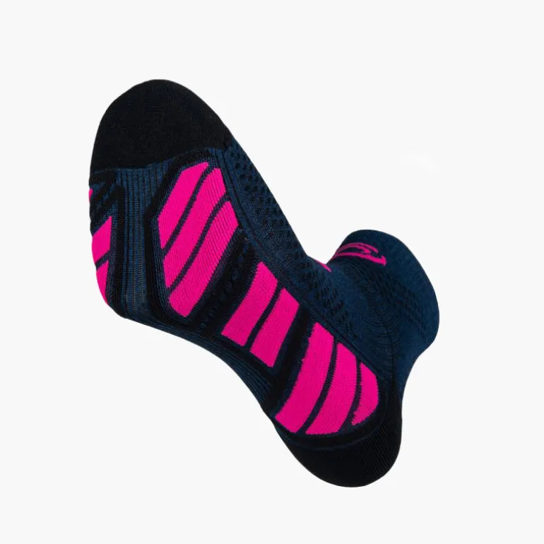 Chaussettes TRAIL ULTRA LOW Bleu/Rose