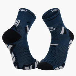 Chaussettes TRAIL ULTRA MID Bleu/Gris