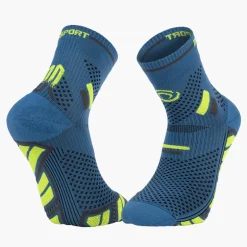 Chaussettes TRAIL ULTRA MID Bleu/Jaune