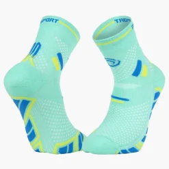 Chaussettes TRAIL ULTRA MID Turquoise/Bleu