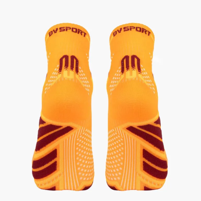 Chaussettes TRAIL ULTRA MID Orange/Bordeaux