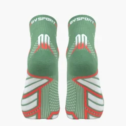 Chaussettes TRAIL ULTRA MID Vert/Blanc