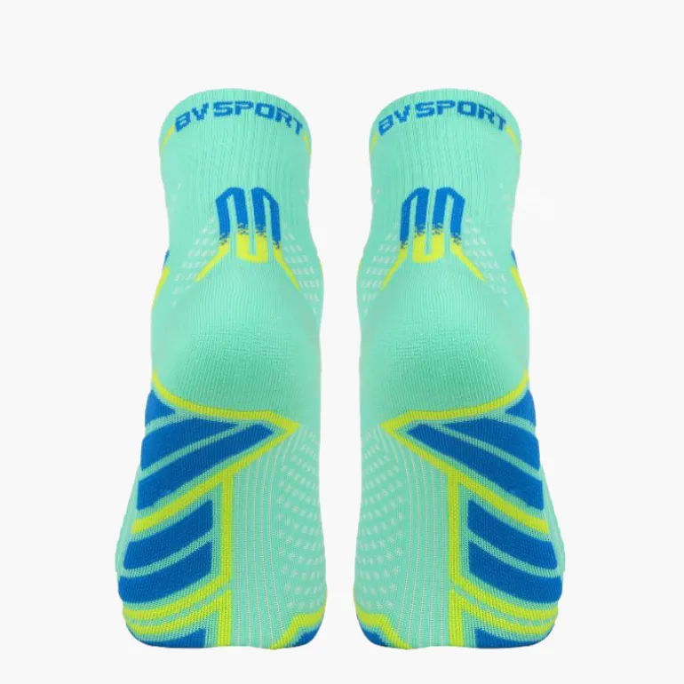 Chaussettes TRAIL ULTRA MID Turquoise/Bleu