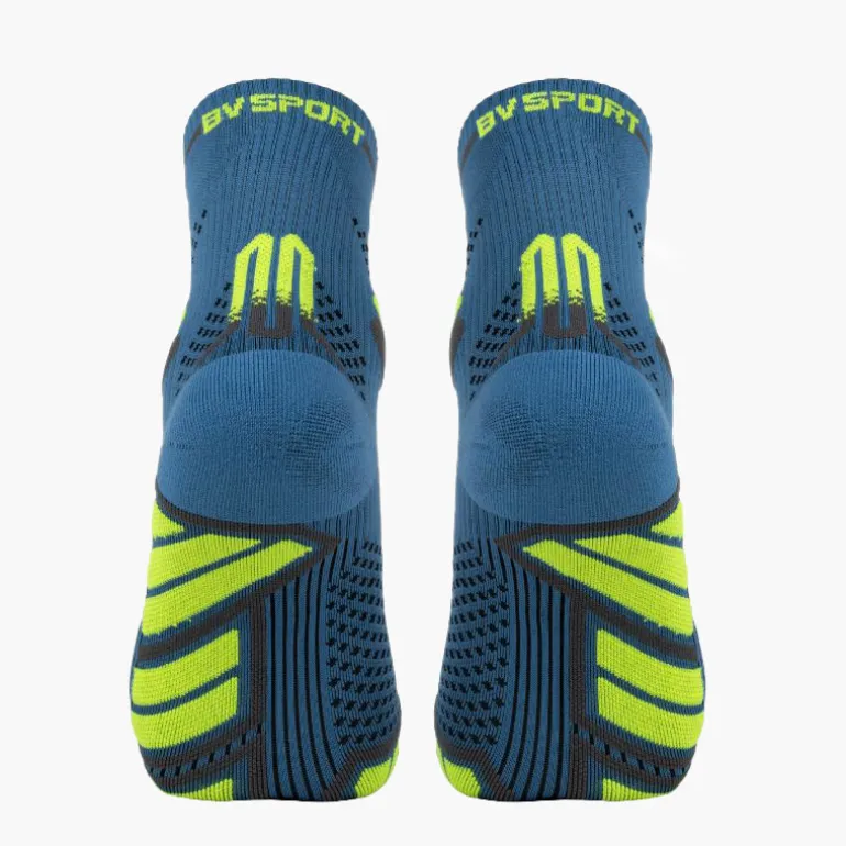Chaussettes TRAIL ULTRA MID Bleu/Jaune