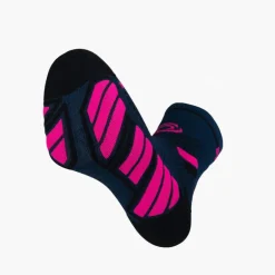 Chaussettes TRAIL ULTRA MID Bleu/Rose