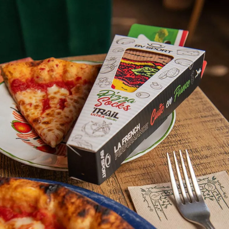 Chaussettes TRAIL ULTRA NUTRISOCKS Pizza Margherita - Collector