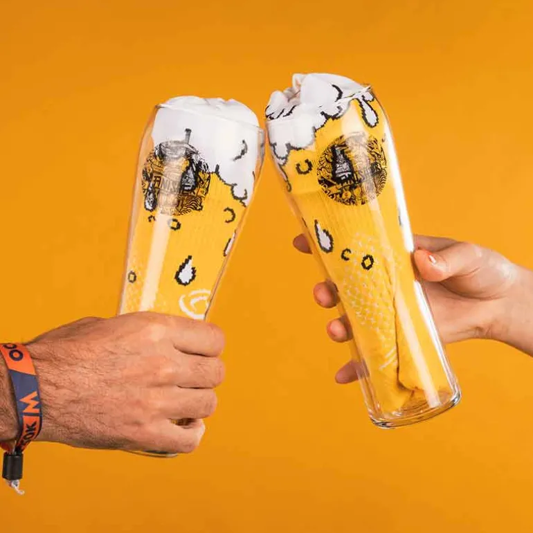 Chaussettes TRAIL ULTRA NUTRISOCKS Bière - Collector