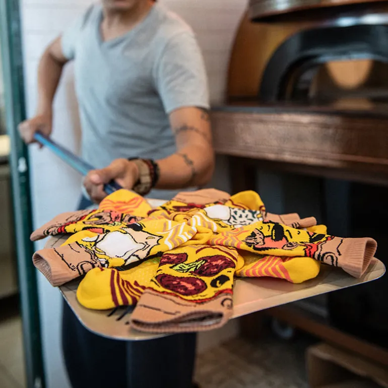 Chaussettes TRAIL ULTRA NUTRISOCKS Pizza Pepperoni - Collector