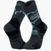 Chaussettes TREK COLLECTOR GR34 DOUANIERS HAUTE Gris/Noir