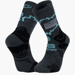 Chaussettes TREK COLLECTOR GR34 DOUANIERS HAUTE Gris/Noir