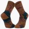 Chaussettes TREK COLLECTOR GR20 HAUTE Marron/Vert