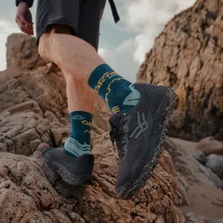 Chaussettes TREK COLLECTOR GR TMB HAUTE Bleu/Jaune