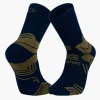 Chaussettes TREK GR Haute "LYOCELL" Bleu/Kaki