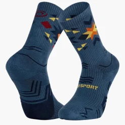 Chaussettes TREK GR Haute "LYOCELL" Aztec Bleu