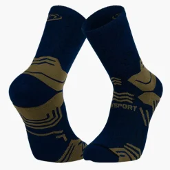Chaussettes TREK GR Haute "LYOCELL" Bleu/Kaki