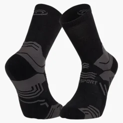 Chaussettes TREK GR HAUTE Noir/Gris