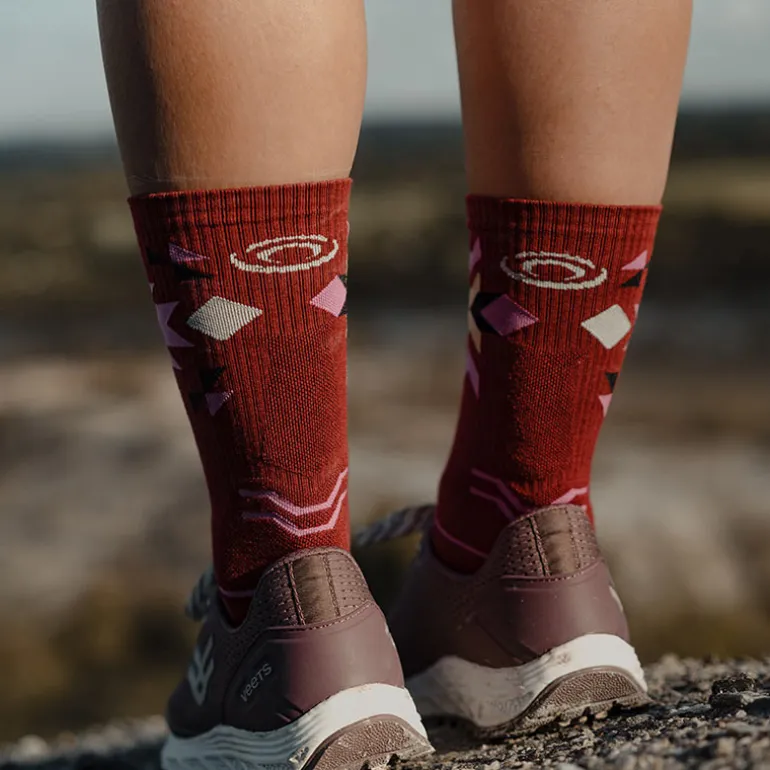 Chaussettes TREK GR Haute "LYOCELL" Aztec Bleu