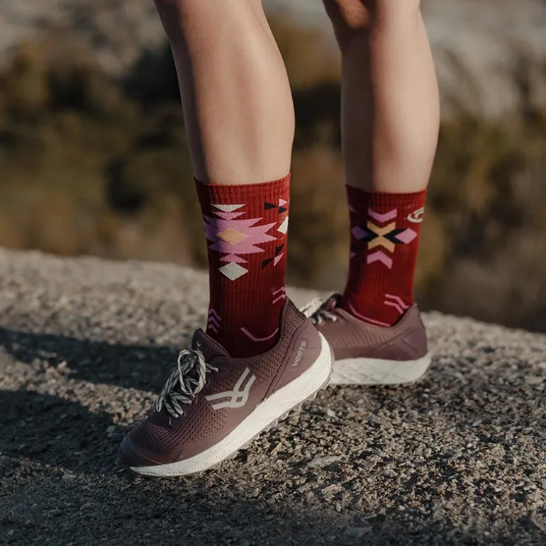 Chaussettes TREK GR Haute "LYOCELL" Aztec Bleu
