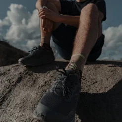 Chaussettes TREK GR MID Beige/Vert