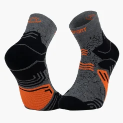 Chaussettes TREK GR MID "LYOCELL" Gris/Orange
