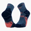 Chaussettes TREK GR MID "LYOCELL" Bleu/Corail