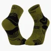 Chaussettes TREK GR MID "LYOCELL" Kaki/Noir