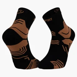 Chaussettes TREK GR MID "LYOCELL" Noir/Marron