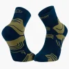 Chaussettes TREK GR MID "LYOCELL" Bleu/Kaki