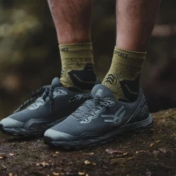 Chaussettes TREK GR MID "LYOCELL" Kaki/Noir