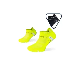 Pack x2 - Socquettes running ultra-courtes Light One jaune-noir