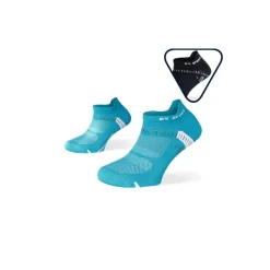 Pack x2 - Socquettes running ultra-courtes Light One bleu-noir