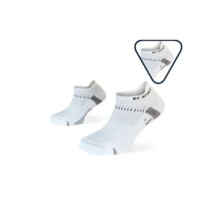 Pack x2 - Socquettes running ultra-courtes Light One blanc-blanc