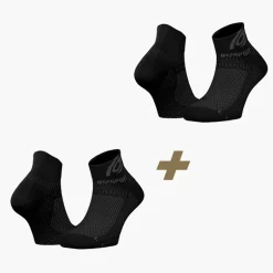 Pack x2 | Socquettes running Light 3D noir/noir