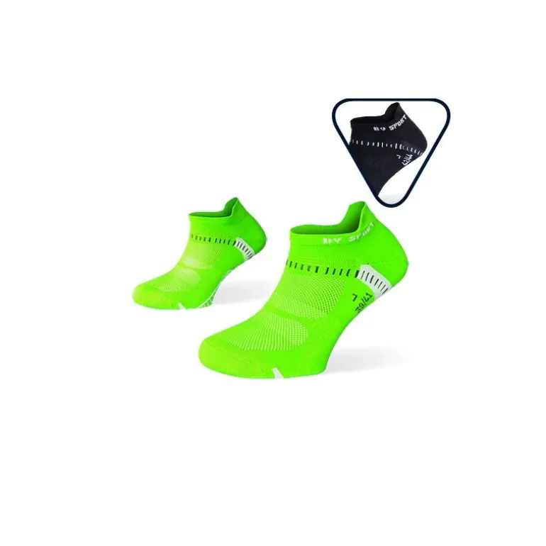 Pack x2 - Socquettes running ultra-courtes Light One vert-noir