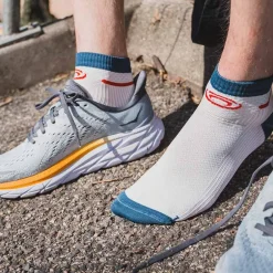 Socquettes Light Run Blanc/Bleu