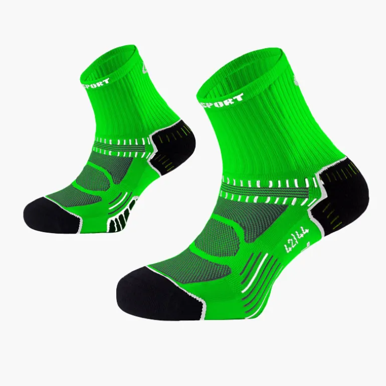 Socquettes multisports Teamsocks vert