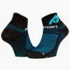 Socquettes running Light 3D noir/bleu