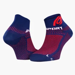 Socquettes running Light 3D bleu/rouge