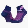 Socquettes running Light 3D bleu/rose