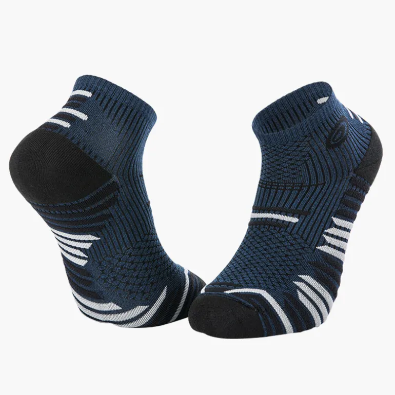 Socquettes TRAIL ELITE bleu-noir