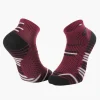Socquettes TRAIL ELITE bordeaux-noir