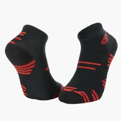 Socquettes TRAIL ELITE noir-rouge